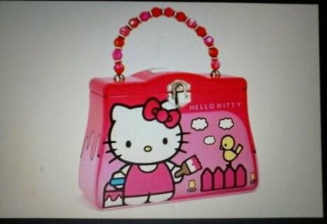 TARTA BOLSO HELLO KITTY