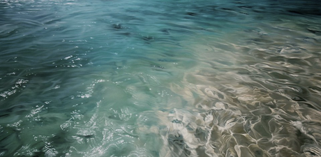 Zaria Forman pinturas realistas mar océano agua acuatico arte marinero mediterraneo