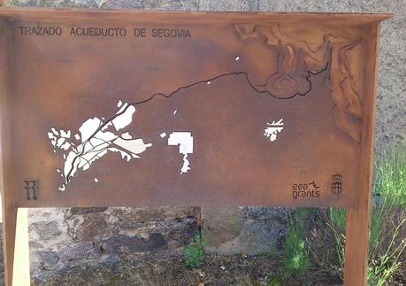 Señalética del Acueducto de Segovia