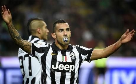 Tévez da el liderato a la Juve