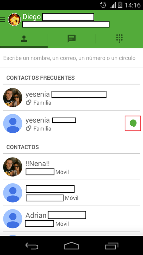 Hangouts Dialer