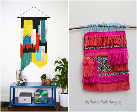 DIY. Woven tapestry