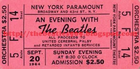 50 años: 20 Sept.1964 - Paramount Theatre - New York City, New York