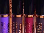 Salvation Velvet Lacquer: Black Heart, Rebel, Vamp, Depravity MAKEUP REVOLUTION