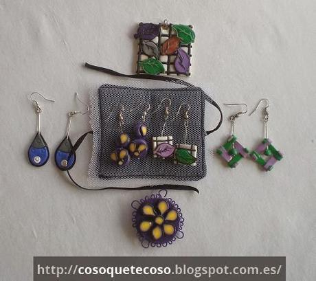 Mini funda guarda pendientes
