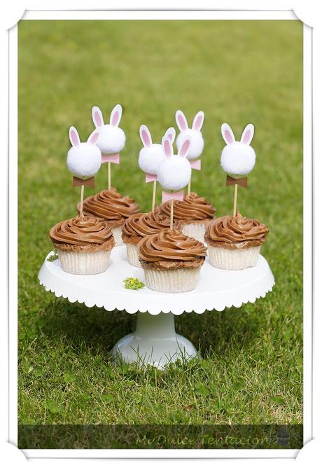 Cupcakes de Vainilla y Chocolate Suave