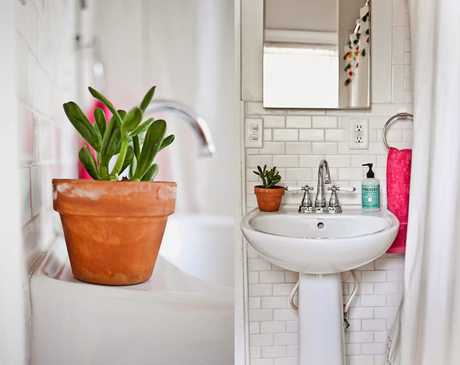 ANTES Y DESPUÉS DE UN BAÑO CON UNOS CAMBIOS DECORATIVOS