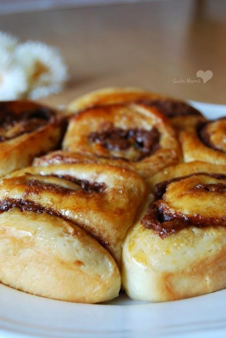 Rollitos de Brioche y Nutella