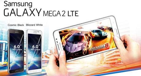 Samsung Galaxy Mega 2 lanzado en Tailandia