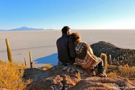 amanecer en el salar