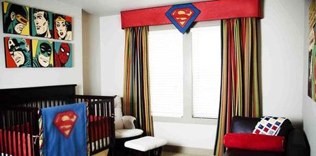 Decoración con la temática de superhéroes