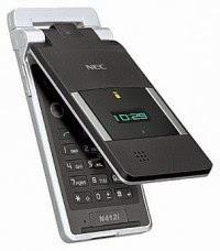 NEC teléfono móvil con tapa