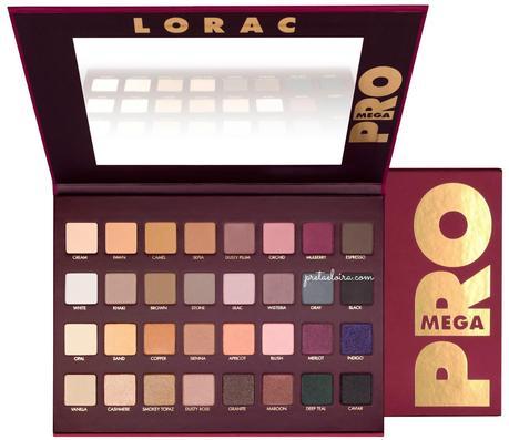 próxima Lorac Mega Pro Palette, sombras al detalle