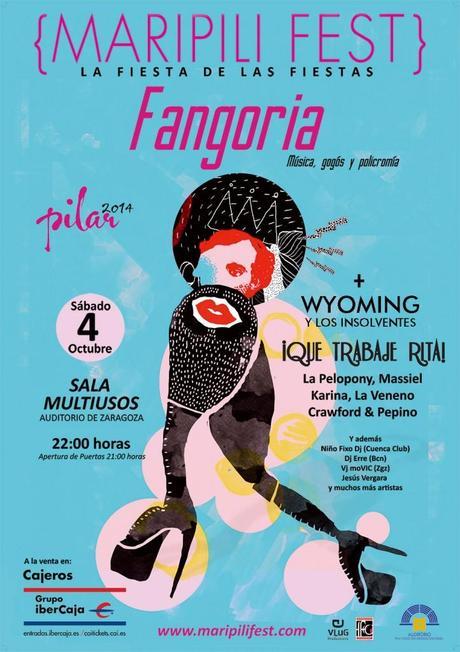 Cartel Maripili Fest2014 agenda zaragoza