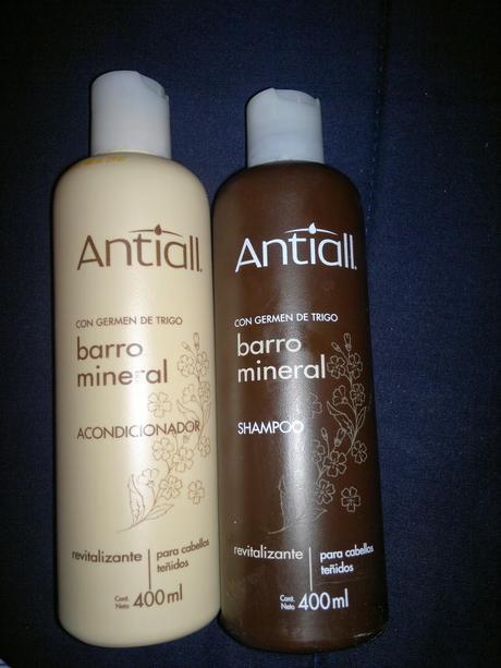 Shampoo y acondicionador Antiall Barro mineral