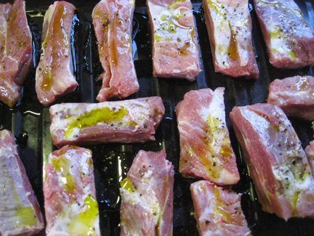 ARROZ CON COSTILLA DE CERDO Y CAMAGROCS