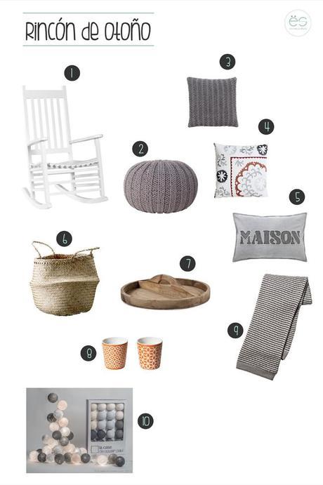 Rincones para el otoño MESA DE VERANO
