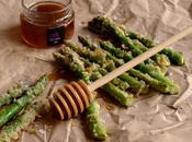 Esparragos tempura miel miombo