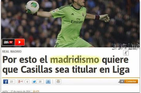 El diario As y los titulares de los resultados de sus encuestas