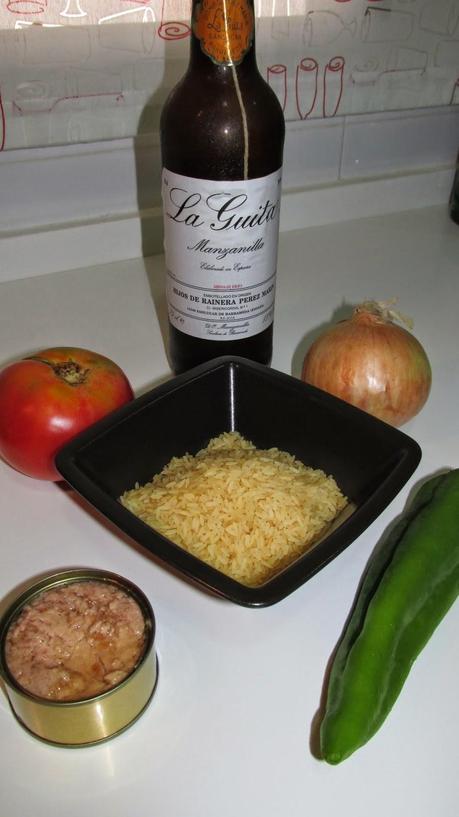 Arroz con atún o arroz atunero