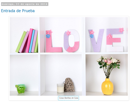 Cambiar el tipo de letra del pie de las fotos en Blogger