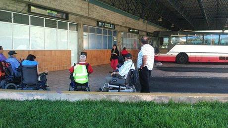 Lo usuarios no pudieron acceder al transporte público. | DA 