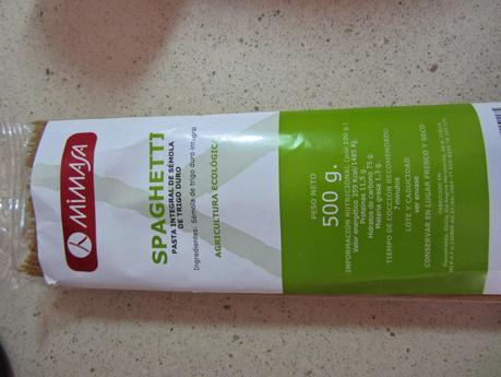 ESPAGUETTIS INTEGRALES CON TOFU Y VERDURAS