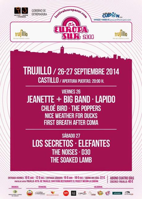 Aplazado el festival Europa Sur Trujillo 2014