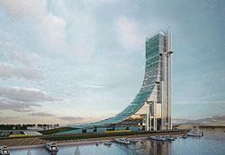 Un edificio que representará a la ciudad con forma de Argentina