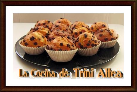 MUFFINS CON PEPITAS DE CHOCOLATE