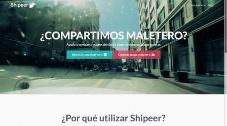 Shipeer: plataforma de mensajería colaborativa en España pantalla shipeer Shipeer: plataforma de mensajería colaborativa en España