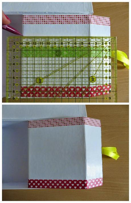 Tutorial: caja decorada con washi tape / Tutorial: box decorated with washi tape
