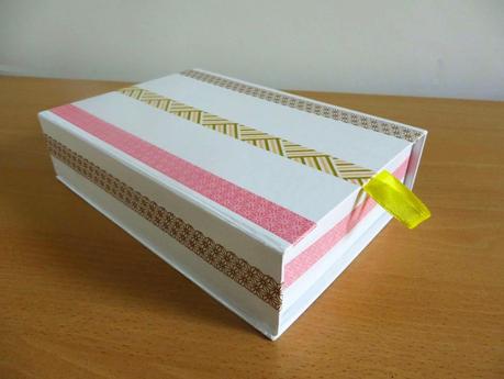 Tutorial: caja decorada con washi tape / Tutorial: box decorated with washi tape