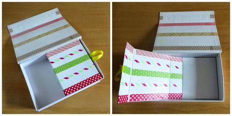 Tutorial: caja decorada con washi tape / Tutorial: box decorated with washi tape