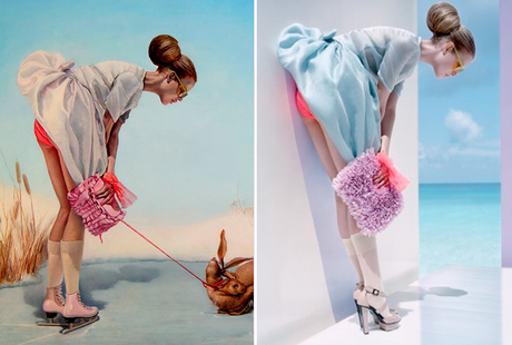 5 EDITORIALES DE MODA INSPIRADAS EN ARTE - III