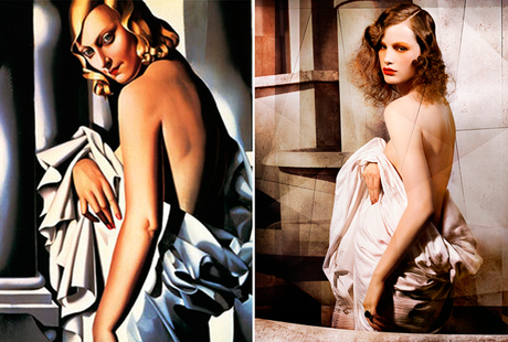 5 EDITORIALES DE MODA INSPIRADAS EN ARTE - III