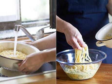 receta: tortilla de espaguetis