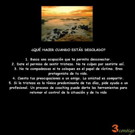 ¿Qué hacer cuando estás abatido? qué hacer cuando estás desolado