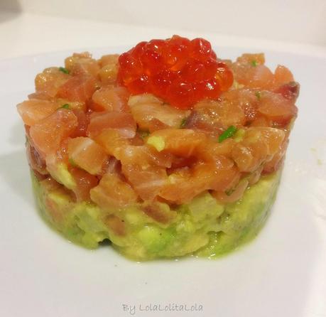 TARTAR DE SALMON Y GUACAMOLE