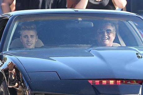 Justin Bieber David Hasselhoff Kitt El coche fantástico
