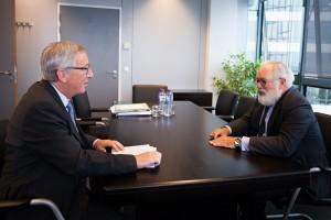 Encuentro entre Miguel Arias Cañete y Jean-Claude Juncker / Comisión Europea