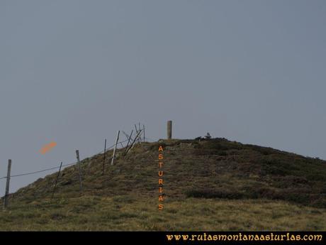 Ruta Arbás - Cellón, llegando a la cima del Cellón