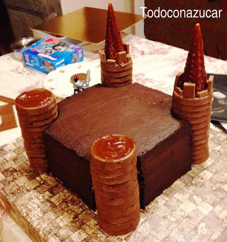 TARTA DE CHOCOLATE CASTILLO MEDIEVAL