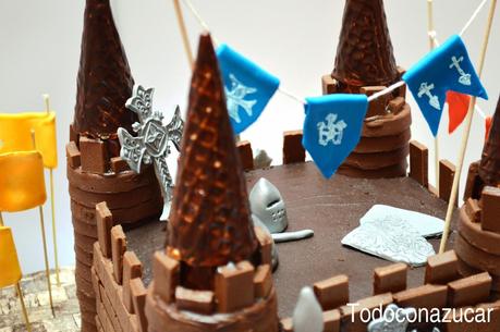 TARTA DE CHOCOLATE CASTILLO MEDIEVAL