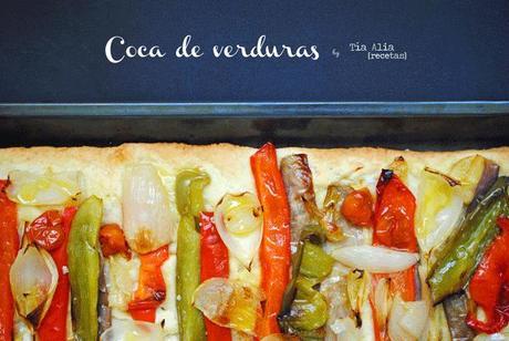 Coca de verduras