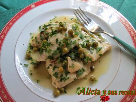FILETES DE MERLUZA EN SALSA VERDE