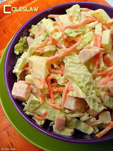 Coleslaw ( Ensalada de col americana)