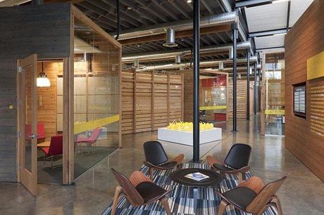 Espacios funcionales para los trabajadores de la Fundación Livestrong