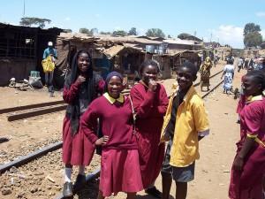 Escolares en Nairobi