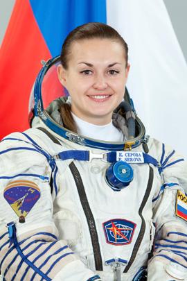 La primera mujer rusa en el espacio desde hace 17 años.